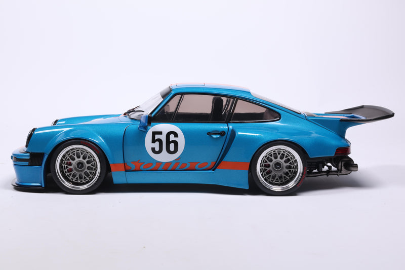 Load image into Gallery viewer, Porsche KS-R BY KHYZYL SALEEM METALLIC BLUE RACER 2026 SOLIDO 1:18
