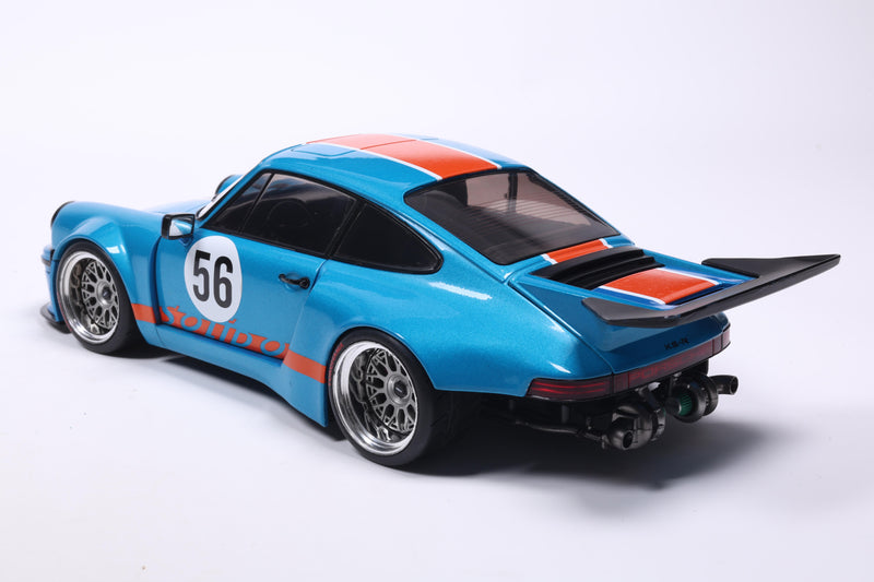 Load image into Gallery viewer, Porsche KS-R BY KHYZYL SALEEM METALLIC BLUE RACER 2026 SOLIDO 1:18
