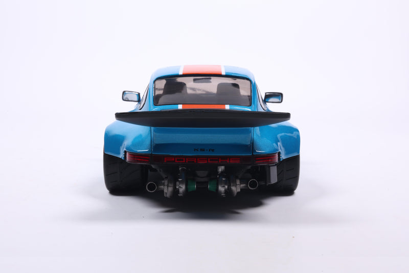 Load image into Gallery viewer, Porsche KS-R BY KHYZYL SALEEM METALLIC BLUE RACER 2026 SOLIDO 1:18
