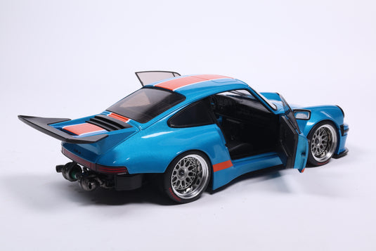 Porsche KS-R BY KHYZYL SALEEM METALLIC BLUE RACER 2026 SOLIDO 1:18