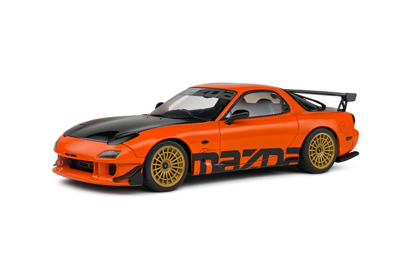 Load image into Gallery viewer, MAZDA RX7 FD3RS SOLIDO WORKS ORANGE 1999 SOLIDO 1:18
