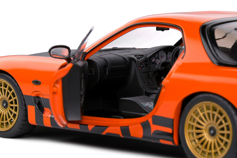 Load image into Gallery viewer, MAZDA RX7 FD3RS SOLIDO WORKS ORANGE 1999 SOLIDO 1:18
