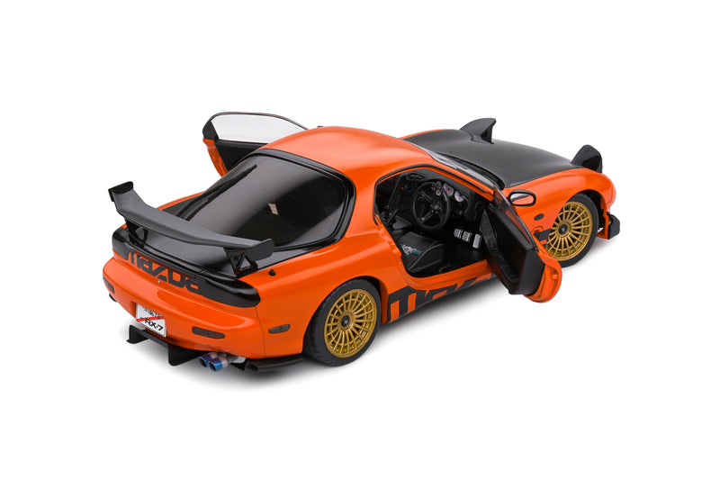 Load image into Gallery viewer, MAZDA RX7 FD3RS SOLIDO WORKS ORANGE 1999 SOLIDO 1:18
