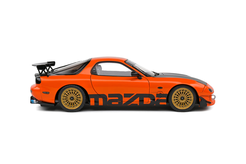 Load image into Gallery viewer, MAZDA RX7 FD3RS SOLIDO WORKS ORANGE 1999 SOLIDO 1:18
