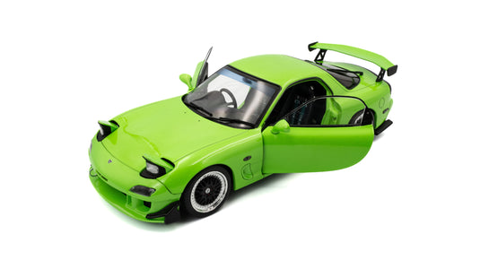 Mazda RX7 FD3RS SOLIDO WORKS NEON GREEN 1999 SOLIDO 1:18