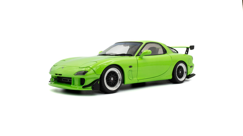 Load image into Gallery viewer, Mazda RX7 FD3RS SOLIDO WORKS NEON GREEN 1999 SOLIDO 1:18
