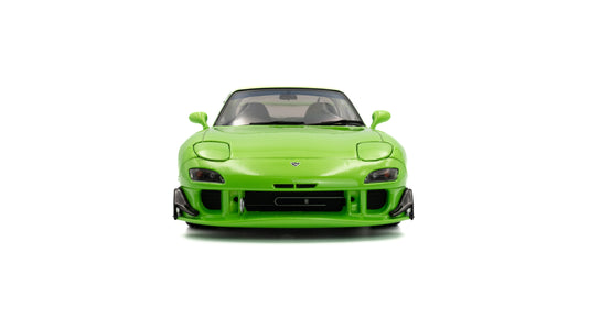 Mazda RX7 FD3RS SOLIDO WORKS NEON GREEN 1999 SOLIDO 1:18