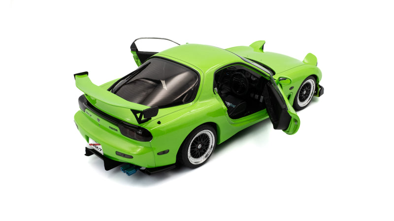 Load image into Gallery viewer, Mazda RX7 FD3RS SOLIDO WORKS NEON GREEN 1999 SOLIDO 1:18
