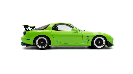 Mazda RX7 FD3RS SOLIDO WORKS NEON GREEN 1999 SOLIDO 1:18