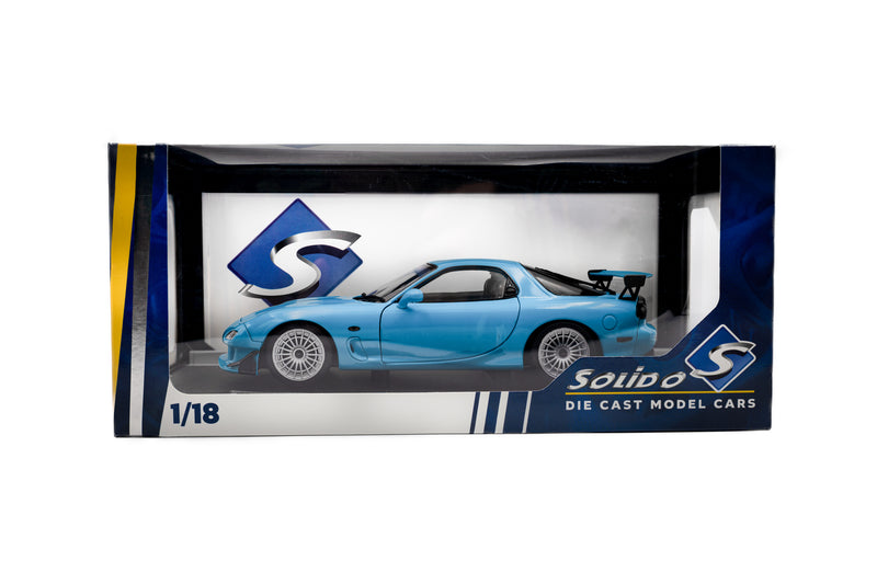 Load image into Gallery viewer, MAZDA RX7 FD3RS SOLIDO WORKS BLUE 1999 SOLIDO 1:18
