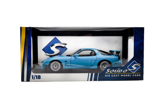 MAZDA RX7 FD3RS SOLIDO WORKS BLUE 1999 SOLIDO 1:18