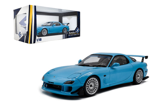 MAZDA RX7 FD3RS SOLIDO WORKS BLUE 1999 SOLIDO 1:18
