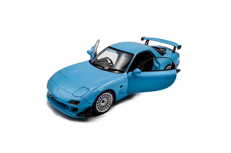 Load image into Gallery viewer, MAZDA RX7 FD3RS SOLIDO WORKS BLUE 1999 SOLIDO 1:18
