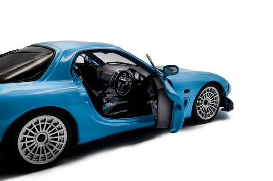 MAZDA RX7 FD3RS SOLIDO WORKS BLUE 1999 SOLIDO 1:18