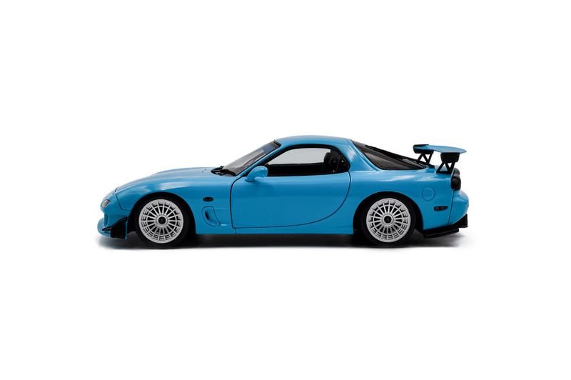 Load image into Gallery viewer, MAZDA RX7 FD3RS SOLIDO WORKS BLUE 1999 SOLIDO 1:18
