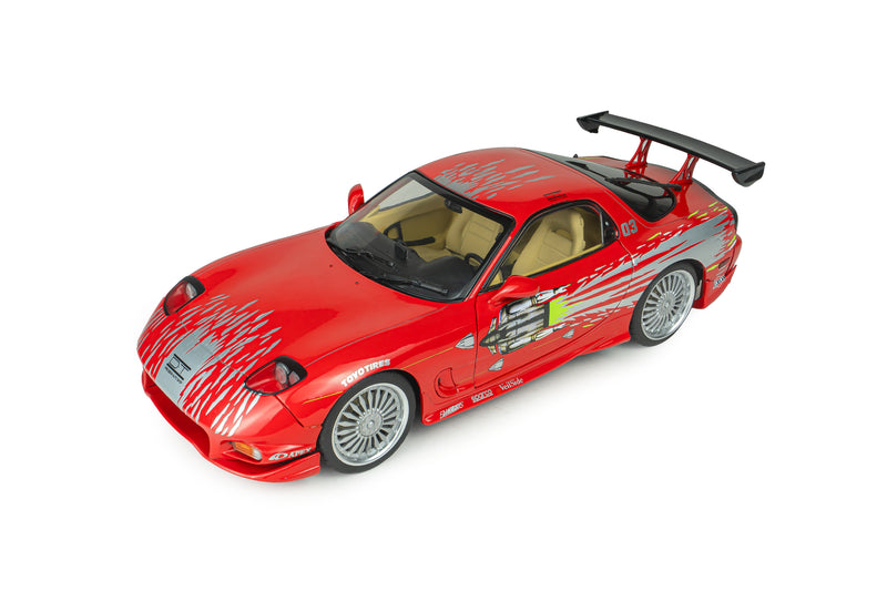 Load image into Gallery viewer, MAZDA RX7 FD3RS FAST&amp;FURIOUS 1 DOM SOLIDO 1:18
