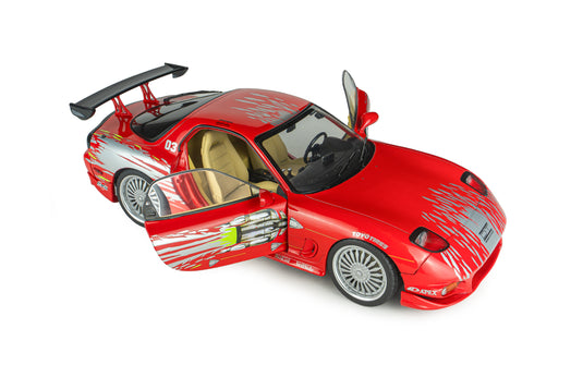 MAZDA RX7 FD3RS FAST&FURIOUS 1 DOM SOLIDO 1:18