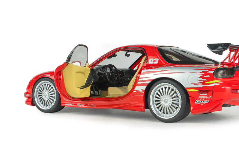 Load image into Gallery viewer, MAZDA RX7 FD3RS FAST&amp;FURIOUS 1 DOM SOLIDO 1:18
