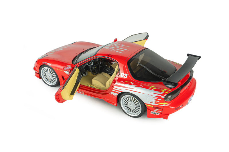 Load image into Gallery viewer, MAZDA RX7 FD3RS FAST&amp;FURIOUS 1 DOM SOLIDO 1:18
