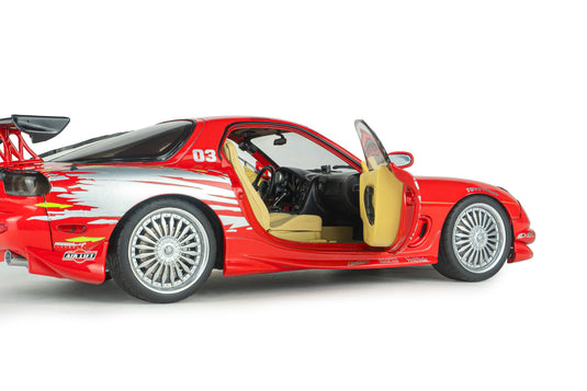 MAZDA RX7 FD3RS FAST&FURIOUS 1 DOM SOLIDO 1:18