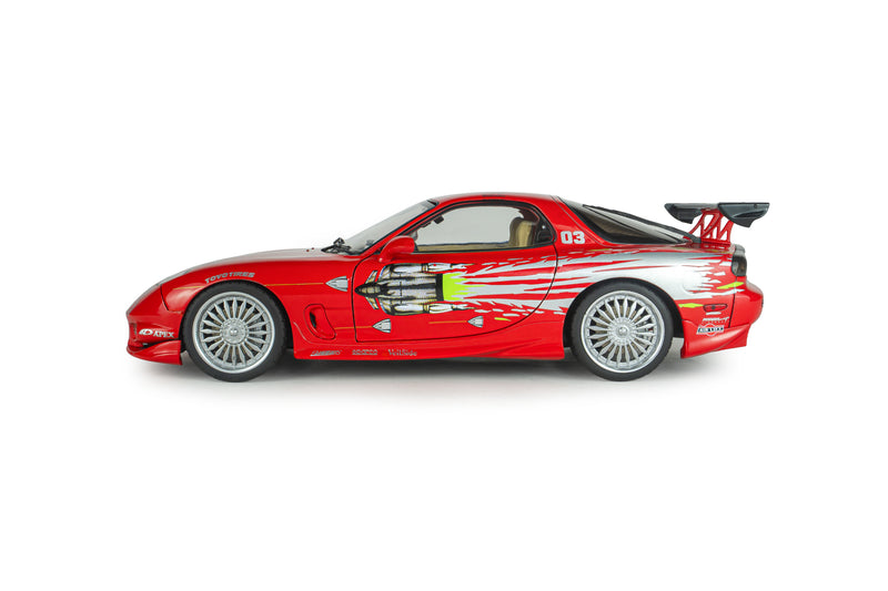 Load image into Gallery viewer, MAZDA RX7 FD3RS FAST&amp;FURIOUS 1 DOM SOLIDO 1:18
