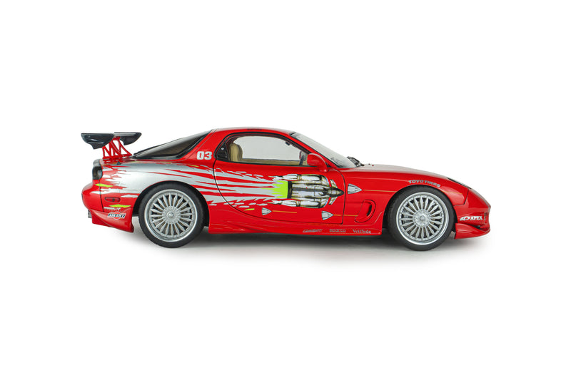 Load image into Gallery viewer, MAZDA RX7 FD3RS FAST&amp;FURIOUS 1 DOM SOLIDO 1:18
