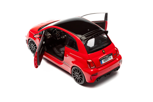 FIAT F595 ABARTH SOLIDO WORKS RED 2023 SOLIDO 1:18