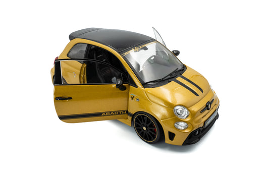 FIAT F595 ABARTH SOLIDO WORKS GEEL 2024 SOLIDO 1:18