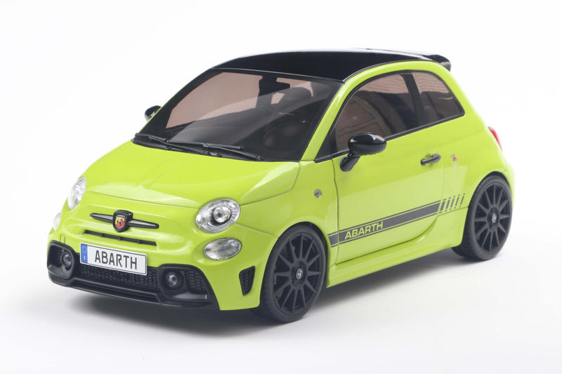 Load image into Gallery viewer, Fiat F595 ABARTH GREEN ADRENALINA 2023 SOLIDO 1:18
