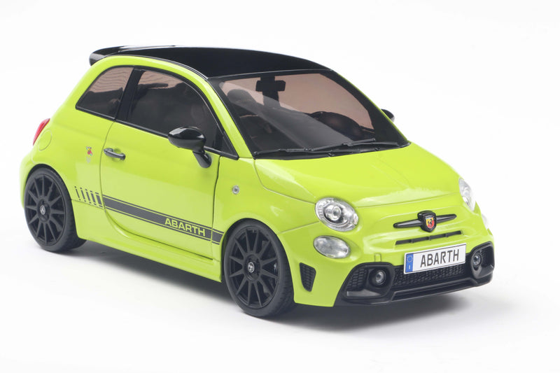Load image into Gallery viewer, Fiat F595 ABARTH GREEN ADRENALINA 2023 SOLIDO 1:18
