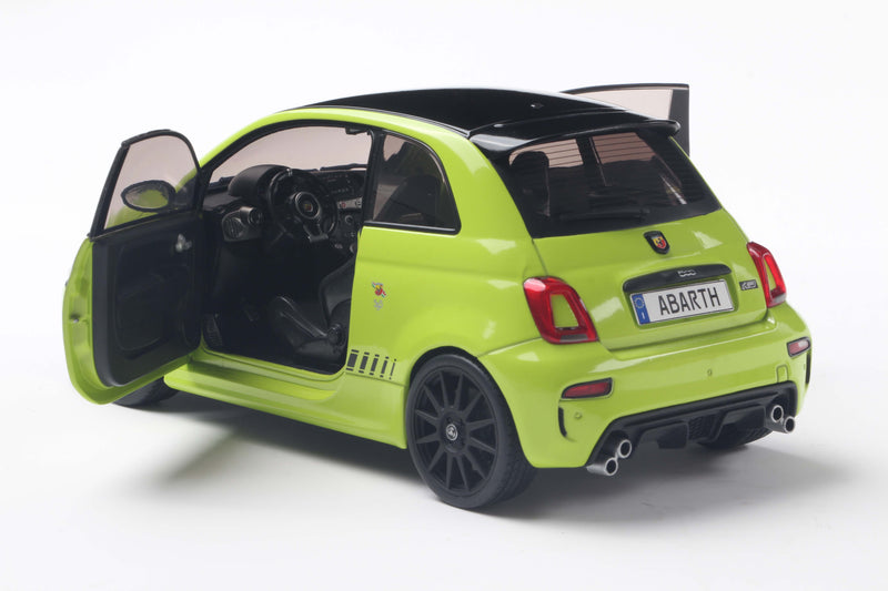 Load image into Gallery viewer, Fiat F595 ABARTH GREEN ADRENALINA 2023 SOLIDO 1:18
