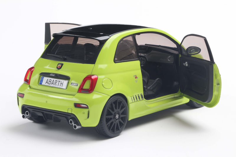 Load image into Gallery viewer, Fiat F595 ABARTH GREEN ADRENALINA 2023 SOLIDO 1:18
