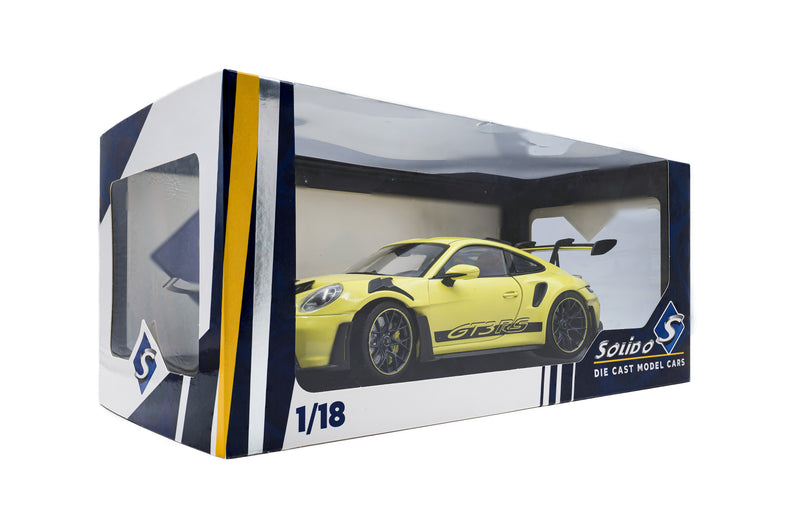 Load image into Gallery viewer, PORSCHE 911 GT3 RS SOLIDO WORKS NEON LIME 2024 SOLIDO 1:18
