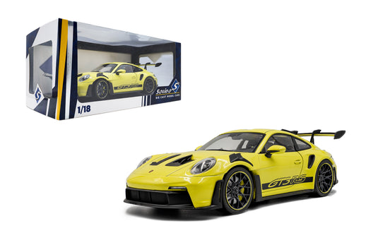 PORSCHE 911 GT3 RS SOLIDO WORKS NEON LIME 2024 SOLIDO 1:18