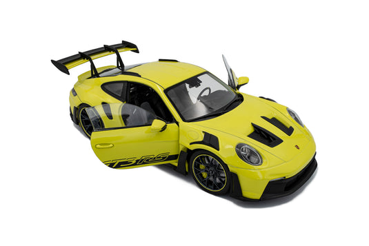 PORSCHE 911 GT3 RS SOLIDO WORKS NEON LIME 2024 SOLIDO 1:18
