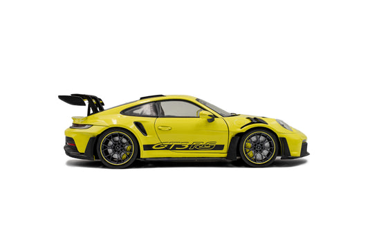 PORSCHE 911 GT3 RS SOLIDO WORKS NEON LIME 2024 SOLIDO 1:18