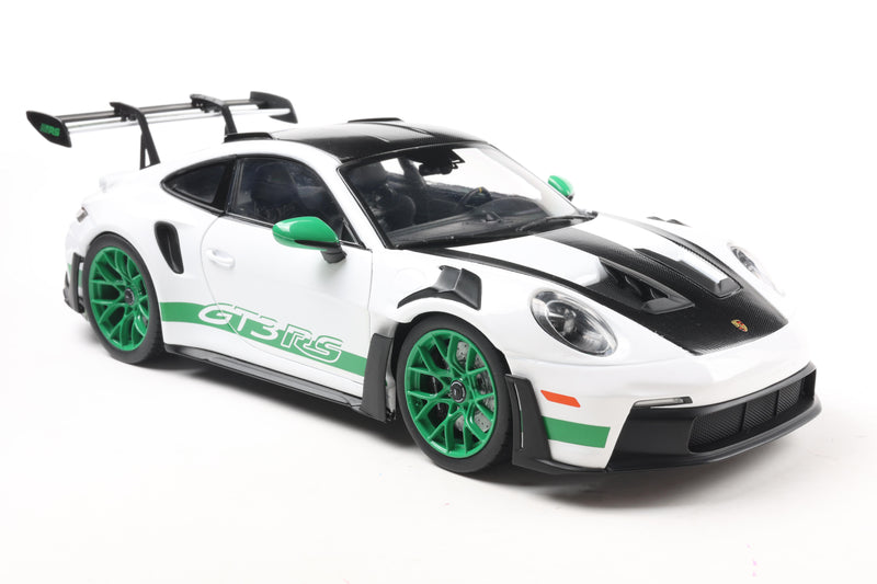 Load image into Gallery viewer, Porsche 911 GT3 RS - TRIBUTE TO CARRERA RS PACKAGE WHITE 2024 SOLIDO 1:18
