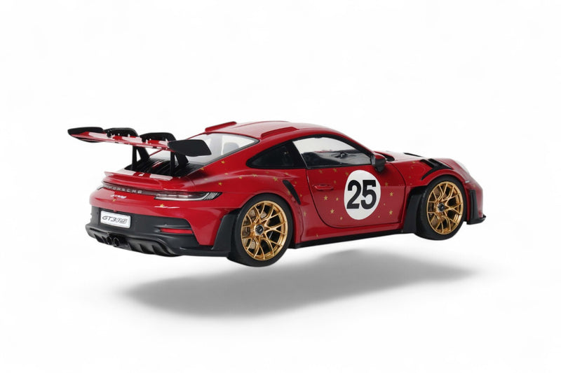 Laad de afbeelding in de Gallery-viewer, PORSCHE 911 (992) GT3 RS KERSTEDITIE #25 ROOD 2026 SOLIDO 1:18
