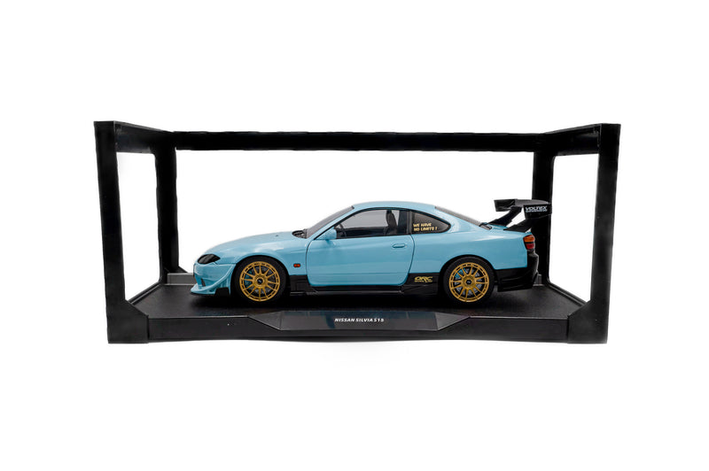 Chargez l'image dans la visionneuse de la galerie, NISSAN SILVIA (S15) SPEC-R AERO SOLIDO WORKS BLEU 1999 SOLIDO 1:18
