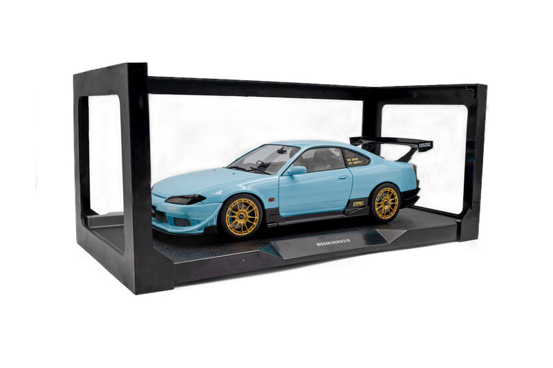 Chargez l'image dans la visionneuse de la galerie, NISSAN SILVIA (S15) SPEC-R AERO SOLIDO WORKS BLEU 1999 SOLIDO 1:18
