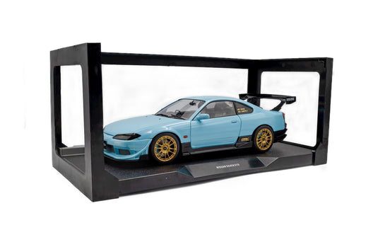 NISSAN SILVIA (S15) SPEC-R AERO SOLIDO WORKS BLEU 1999 SOLIDO 1:18