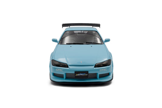 NISSAN SILVIA (S15) SPEC-R AERO SOLIDO WORKS BLEU 1999 SOLIDO 1:18