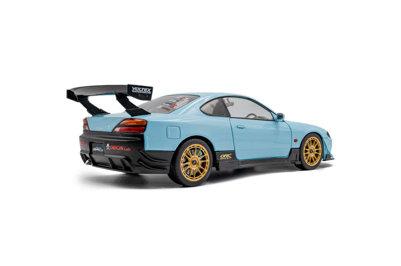 Chargez l'image dans la visionneuse de la galerie, NISSAN SILVIA (S15) SPEC-R AERO SOLIDO WORKS BLEU 1999 SOLIDO 1:18
