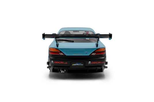 NISSAN SILVIA (S15) SPEC-R AERO SOLIDO WORKS BLEU 1999 SOLIDO 1:18
