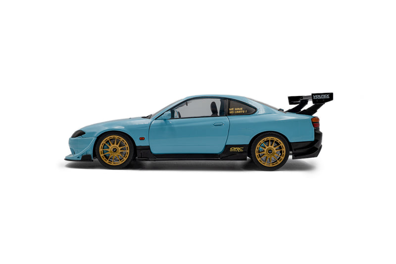 Chargez l'image dans la visionneuse de la galerie, NISSAN SILVIA (S15) SPEC-R AERO SOLIDO WORKS BLEU 1999 SOLIDO 1:18
