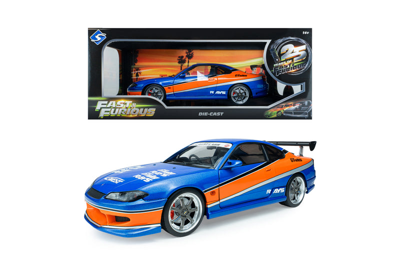 Load image into Gallery viewer, NISSAN SILVIA (S15) SPEC-S TOKYO DRIFT MONA LISA 2006 SOLIDO 1:18
