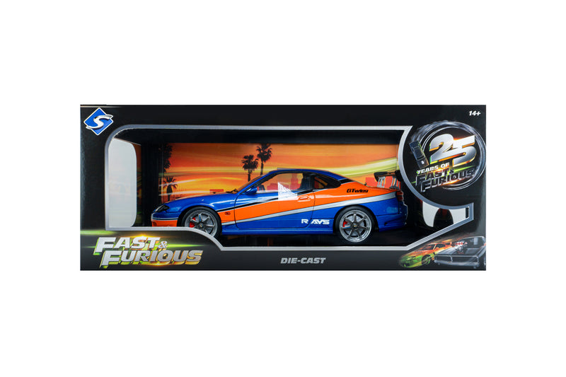 Load image into Gallery viewer, NISSAN SILVIA (S15) SPEC-S TOKYO DRIFT MONA LISA 2006 SOLIDO 1:18
