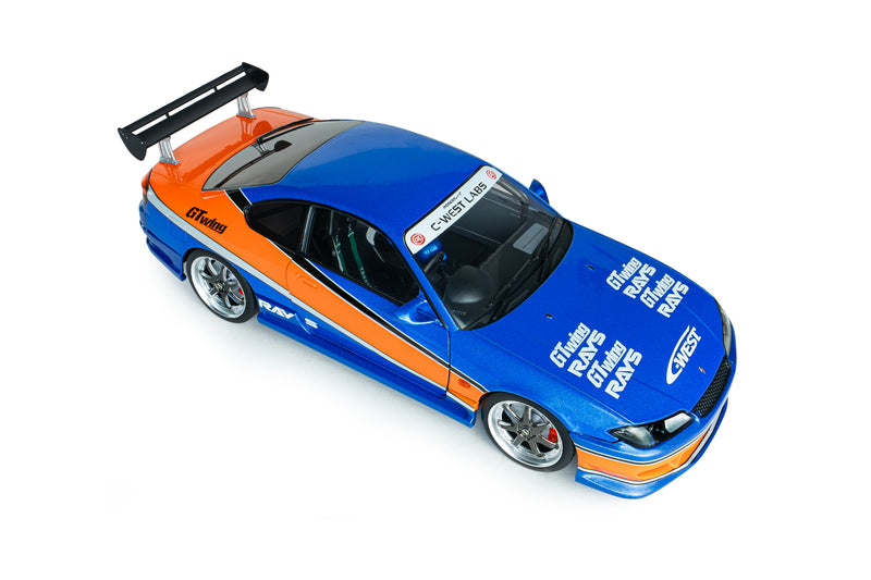Load image into Gallery viewer, NISSAN SILVIA (S15) SPEC-S TOKYO DRIFT MONA LISA 2006 SOLIDO 1:18

