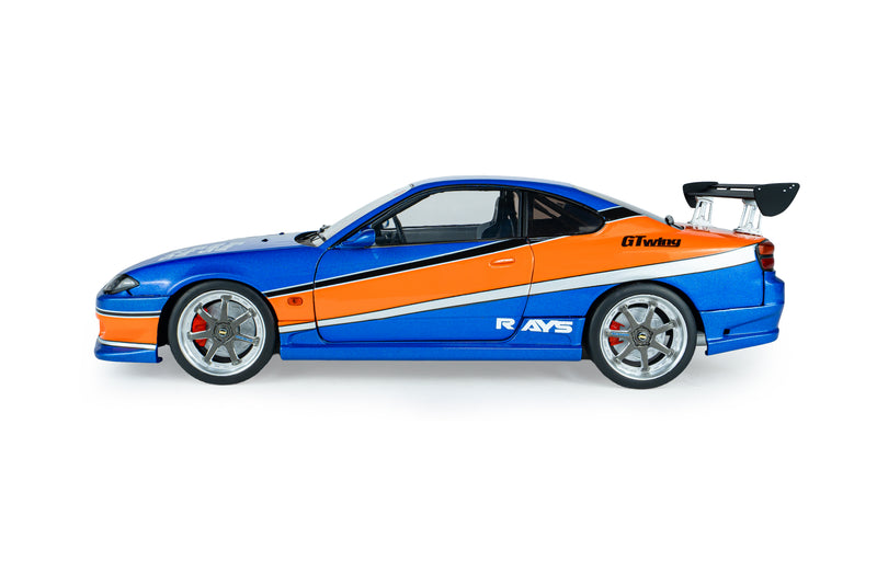 Load image into Gallery viewer, NISSAN SILVIA (S15) SPEC-S TOKYO DRIFT MONA LISA 2006 SOLIDO 1:18
