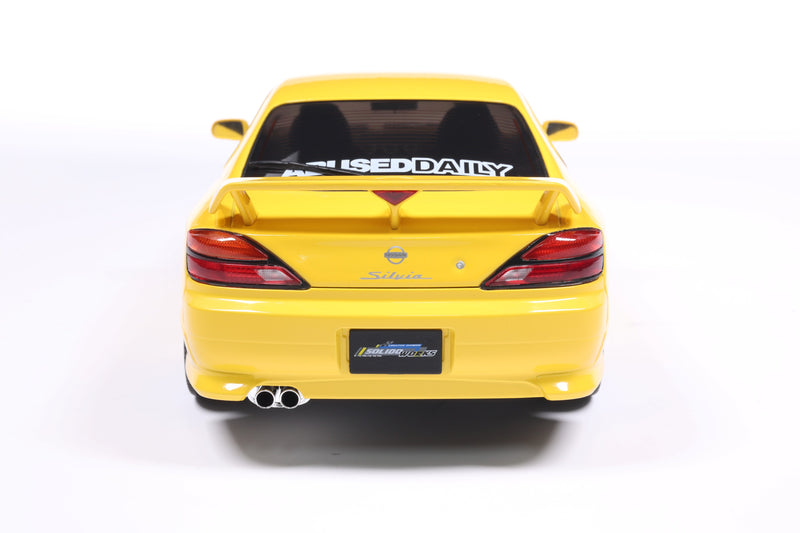 Load image into Gallery viewer, Nissan SILVIA S15 SPEC-R AERO LIGHTNING YELLOW 1999 SOLIDO 1:18

